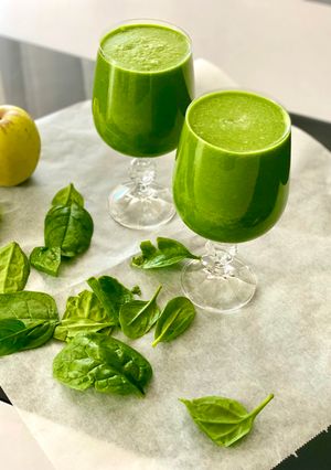 Une photo de Smoothie épinards pomme