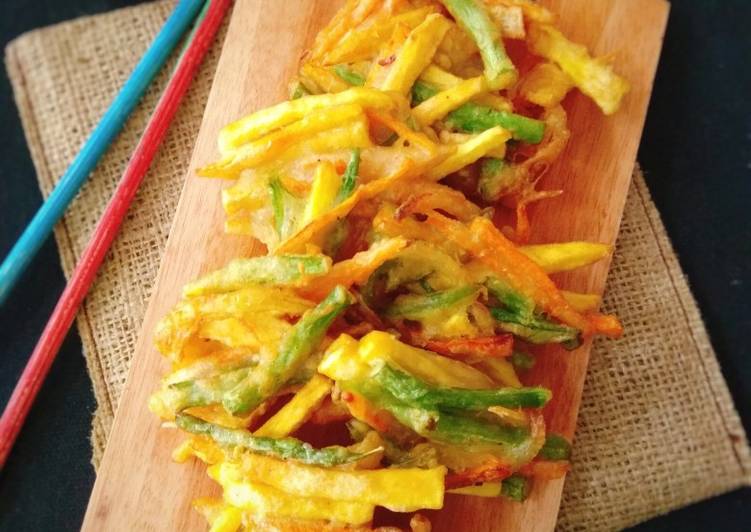 Langkah Mudah untuk mengolah Kakiage Anti Gagal