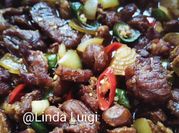 Gambar sapi lada hitam bumbu instan