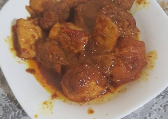 Semur Telor tahu tempe rasa kota tegal