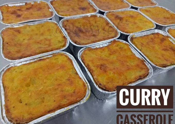 Curry Casserole - Pastel Tutup Kari foto resep utama