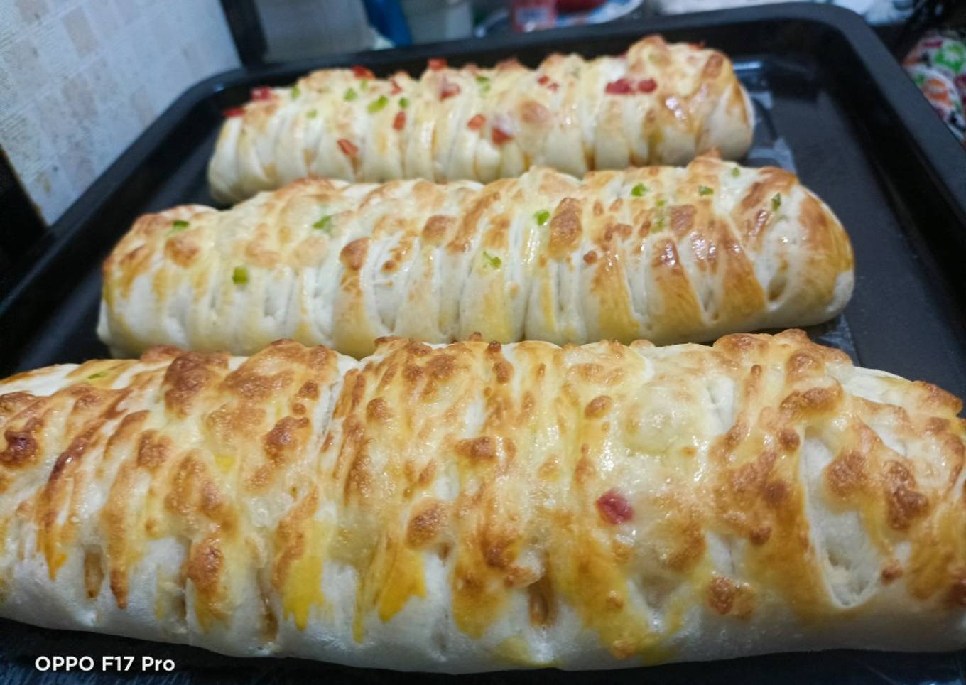 Chicken cheese bread