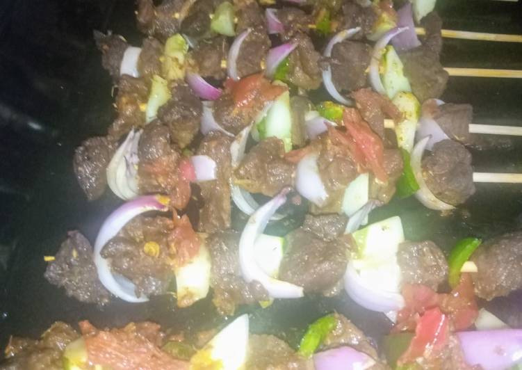 How to Make Super Quick Homemade Lamb kebabs