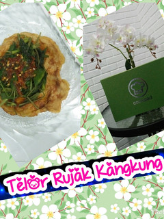 Foto resep Telor Rujak Kangkung