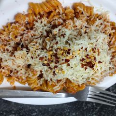 Fussli cheese pasta A picture of Fussli cheese pasta.