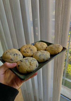 Una foto de Cookies de chips de chocolate