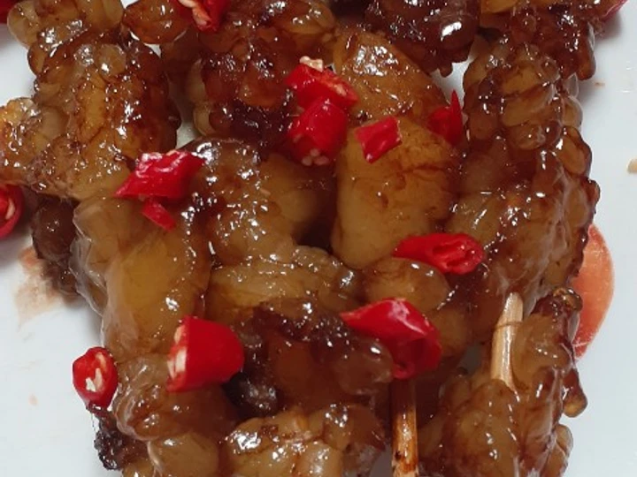 Cara Gampang Menyiapkan Resep Sate gajih khas jogja Anti Ribet, Mantap