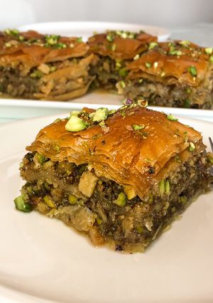 Una foto de Baklava