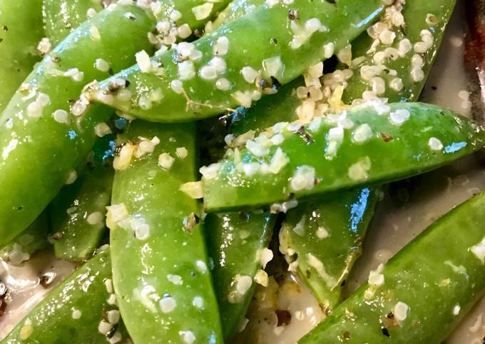 How to Prepare Ultimate Snap Peas with Lemon Hemp Vinaigrette