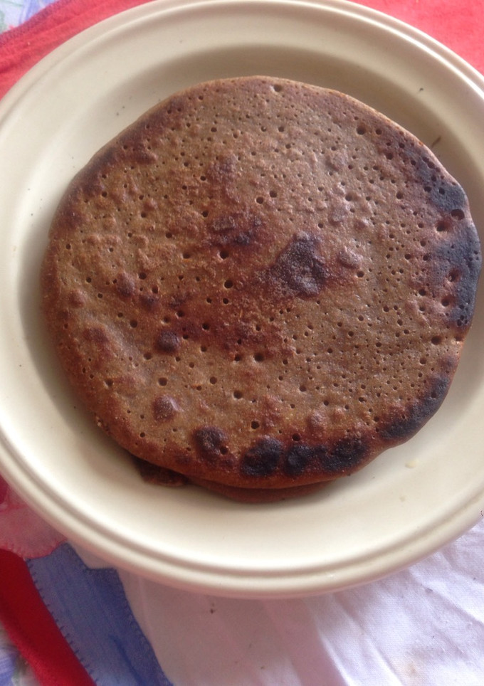 Una foto de Tortitas de espelta, algarroba y semillas