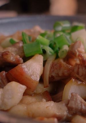 醬燒蔥五花 (內有影片) 的食譜成品照片