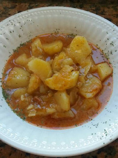 Una foto de Patatas con chorizo