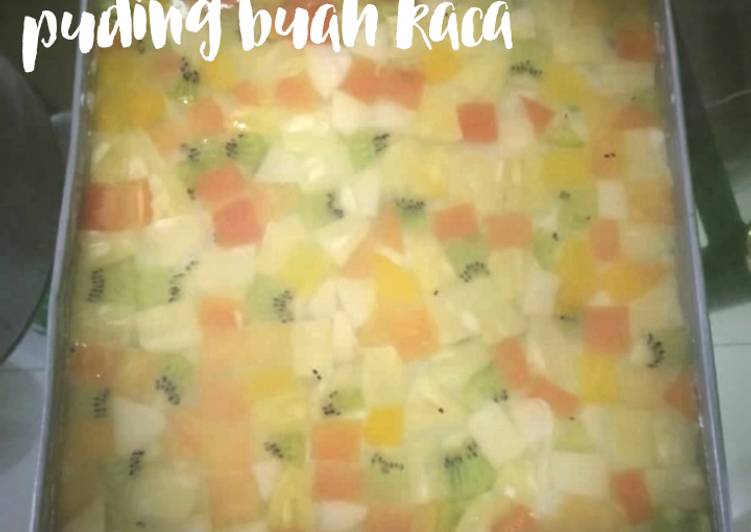 Resep Puding Buah Kaca Anti Gagal