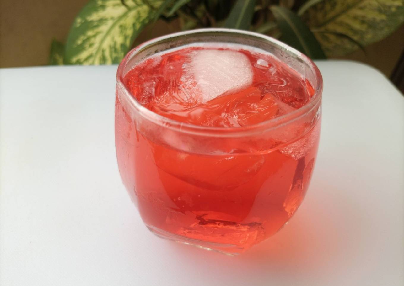 Refreshing Rooh Afza drink