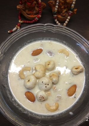 A picture of Makhane ki kheer (instant and healthy).