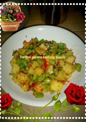 Foto resep Sambal goreng kentang buncis simple