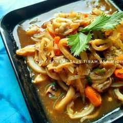 A picture of Cumi Sambal Saus Tiram.