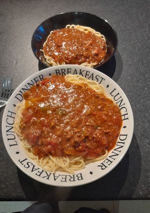 A picture of Homemade chilli.