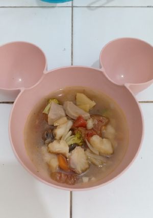 Foto resep Sup Tomyam Ikan Dori