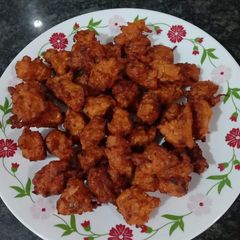 A picture of Cabbage, carrot fritters.
