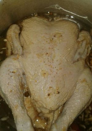 صورة لوصفة دجاج بالفرن 😋😋😋