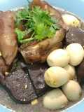 ต้มพะโล้ ไข่นกกะทา