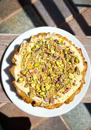 Una foto de Cheesecake de Pistacho