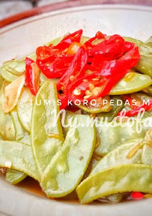Foto resep Tumis Koro Pedas Manis #seninsemangat