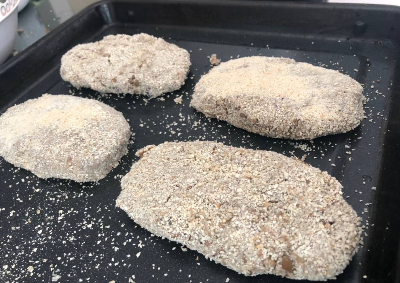 Milanesas de lenteja