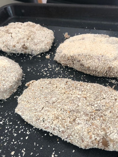 Una foto de Milanesas de lenteja
