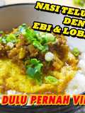 Nasi Telur Spesial Dengan Ebi dan Lobak Manis