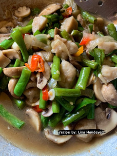 Foto resep Tumis Jamur Kancing Buncis