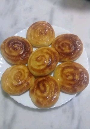 صورة لوصفة بريوش رولي محشي بلاكرام باتسيير 😋ولا أروع