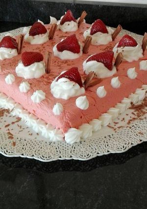Una foto de Pastel de bavaroise