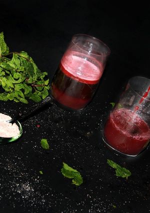 A picture of Beetroot Ginger Juice.