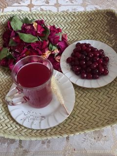 عکسی از دستور چای آلبالو