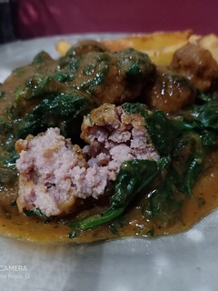 Una foto de Albóndigas en salsa oriental⛩️⛩️