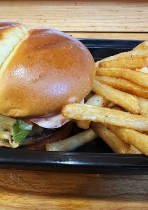 A picture of Burger Steak.