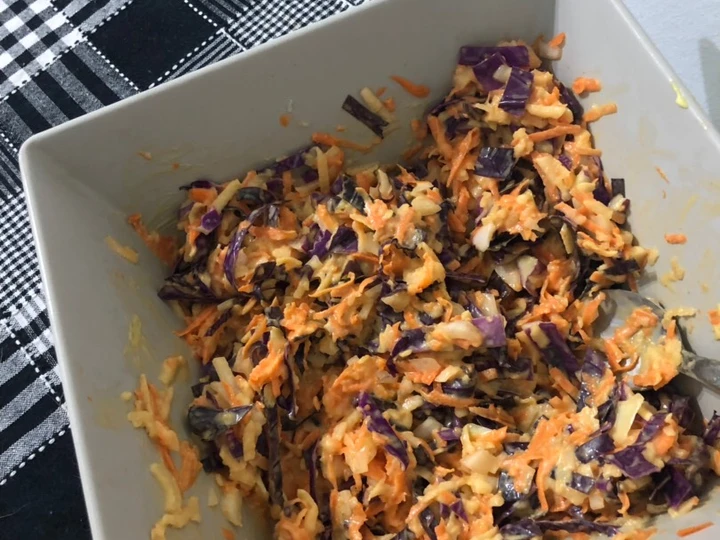 Manera fácil Hacer Ensalada Coleslaw  que Delicioso