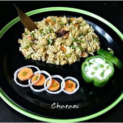 A picture of Soya Chunks Pulao.
