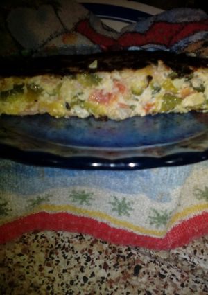 Una foto de Tortilla de zapallitos especial