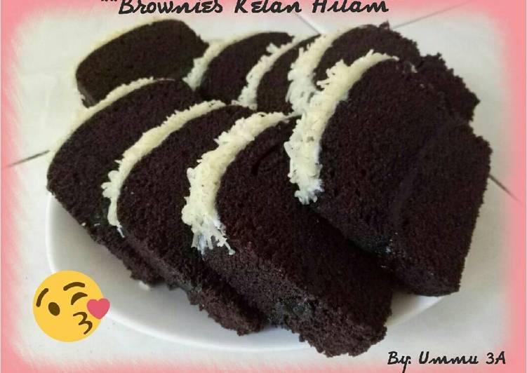 Steps to Prepare Super Quick Homemade Brownies Ketan Hitam yummi