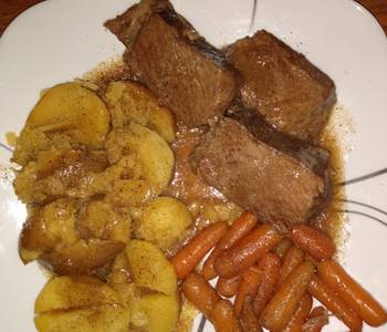 Popular Cuisine Sunday Pot Roast Savory Delicious