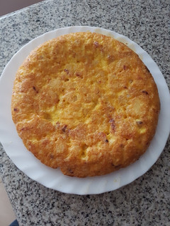 Una foto de Tortilla con chorizo