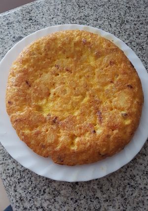 Una foto de Tortilla con chorizo