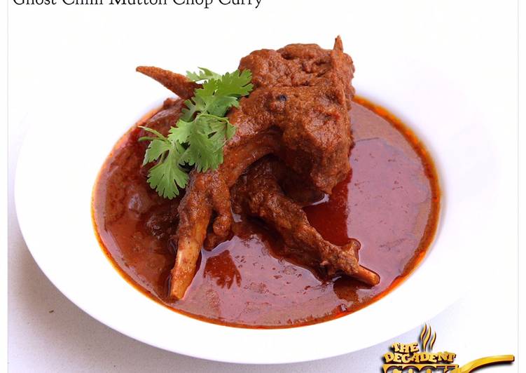 Easy Meal Ideas of Ghost Chilli Mutton Chop Curry