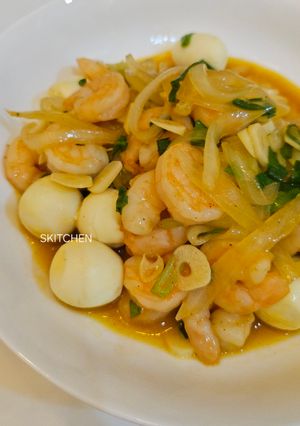 Foto resep Udang telur puyuh saus mentega