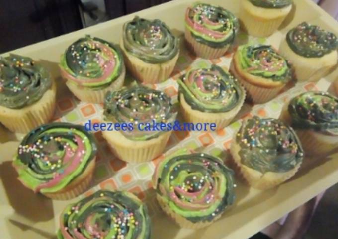 Recipe of Homemade Cup cakes frosting