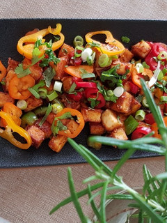 A picture of Chilli Paneer.