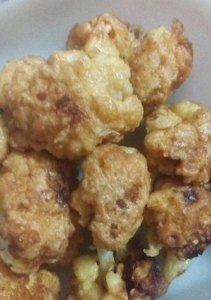 صورة لوصفة مقالي الزهرة بالبيض والطحين 😋